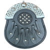 Black Leather Silver Cantle Sporran