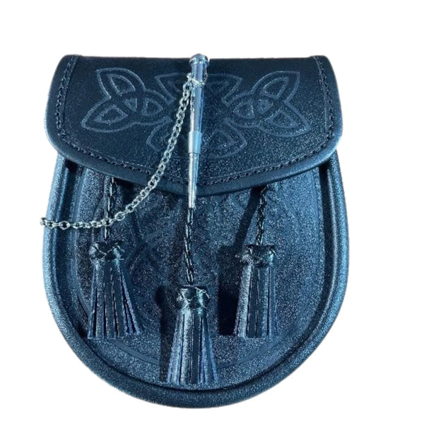 Black Leather Sporran