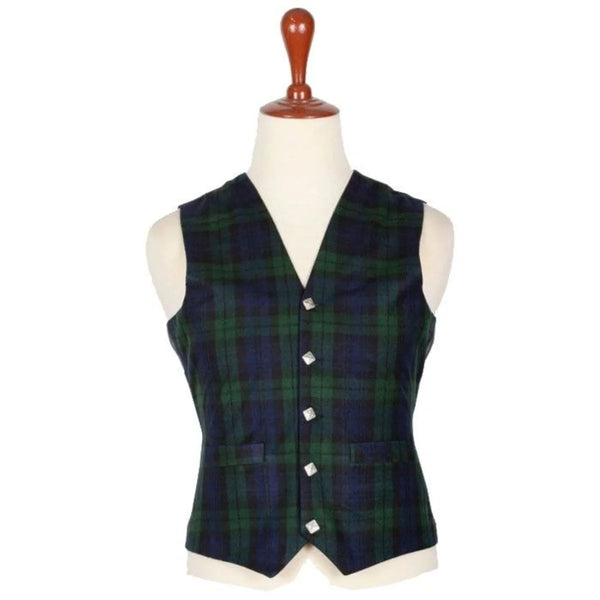 Black Watch Tartan Vest