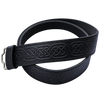 Black Cedar Leather Kilt Belt
