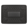 Black Celtic Knot Kilt Buckle