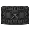 Black Cross Kilt Buckle
