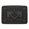 Black Masonic Kilt Buckle