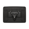 Black Stag Head Kilt Buckle