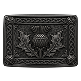 Black Thistle Kilt Buckle