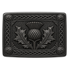 Black Thistle Kilt Buckle