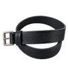 Black Traditional Leather Kilt Belt
