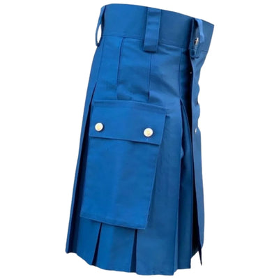 Blue Utility Kilt - view 2