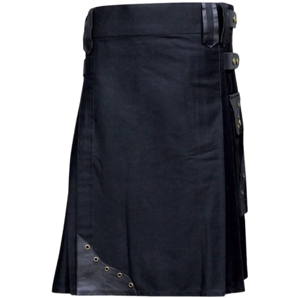 Box Pleated Hybrid Cargo Kilt
