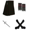 Brown Watch Tartan Kilt With Accessories Deal