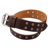Brown Eyelet Leather Kilt Belt