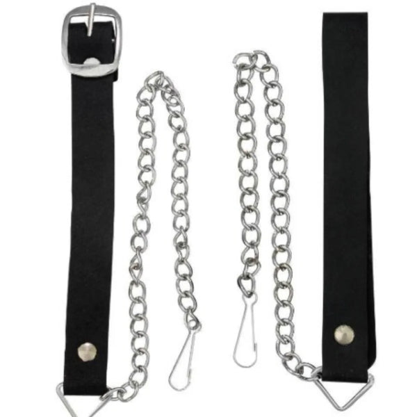 Brown Leather Braided Sporran - Thistle Pin Lock