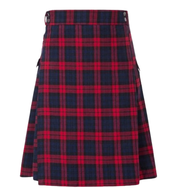 Brown Modern Utility Tartan kilt