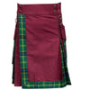 Burgundy Style Hybrid Kilt