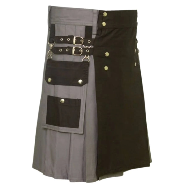 COLLUSION Checkerboard Revere Hybrid Kilt