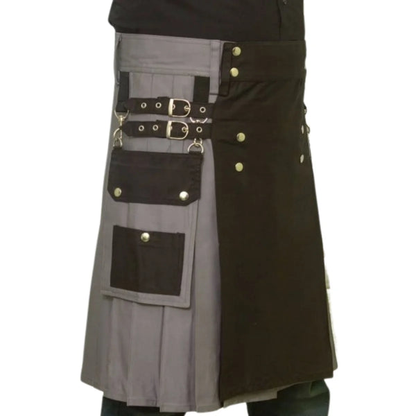COLLUSION Checkerboard Revere Hybrid Kilt