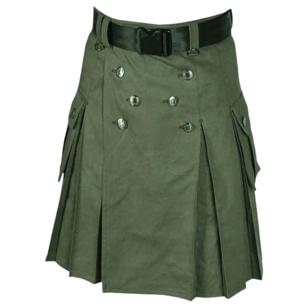 Custom Build Green Contemporary Kilt