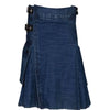 Dark Blue Denim Kilt