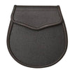 Dark Brown Leather Basic Design Sporran
