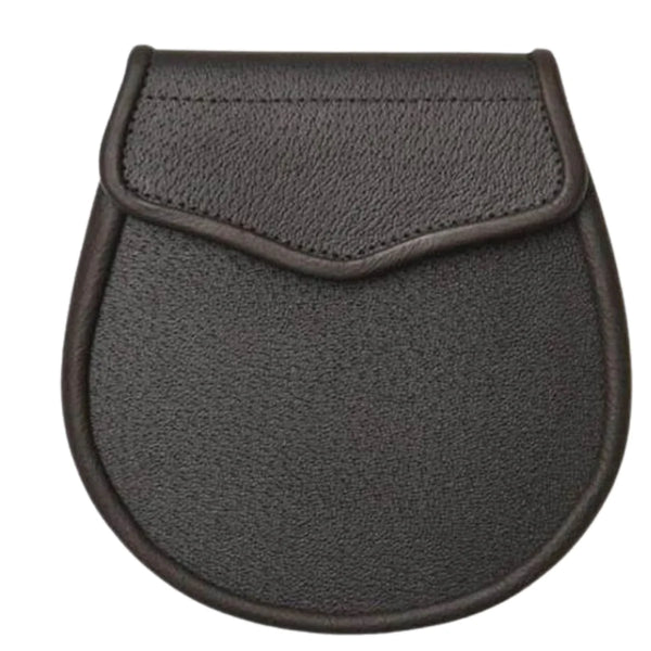 Dark Brown Leather Basic Design Sporran