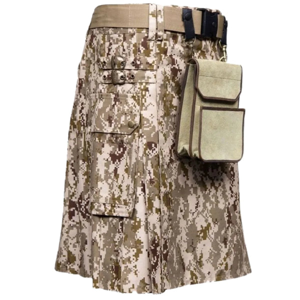 Digital Fashion Camo Utility Kilt