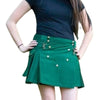Fashion Green Women Utililty Kilt
