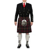 Fraser Red Modren Prince Charlie Kilt Outfit