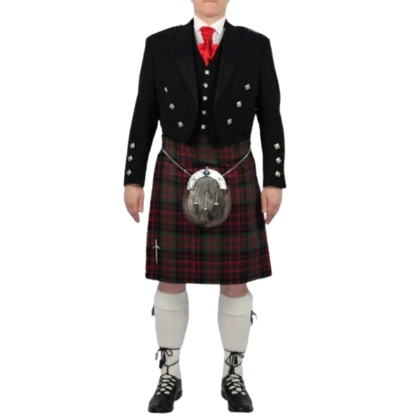 Fraser Red Modren Prince Charlie Kilt Outfit