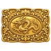 Gold Dragon Kilt Buckle