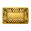 Gold Intricate Kilt Buckle