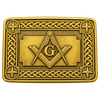 Gold Masonic Kilt Buckle