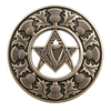 Gold Masonic Kilt Brooch