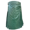 Green Leather Kilt