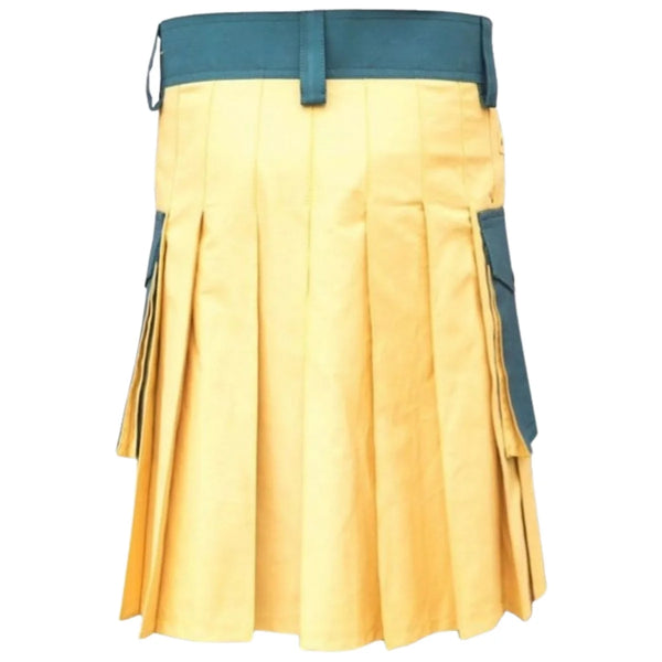 Green & Yellow Hybrid kilt