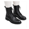 Half Long Black Ghillie Brogue Kilt Boots