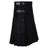 LAUTREAMONT GAULTIER Men Black Utility Kilt