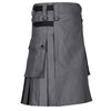 LAUTREAMONT GAULTIER Men Black Utility Kilt