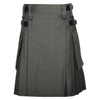 LAUTREAMONT GAULTIER Men Black Utility Kilt