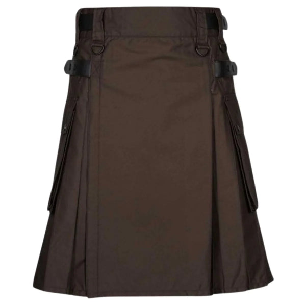 LAUTREAMONT GAULTIER Men Black Utility Kilt