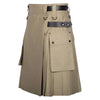 LAUTREAMONT GAULTIER Men Black Utility Kilt