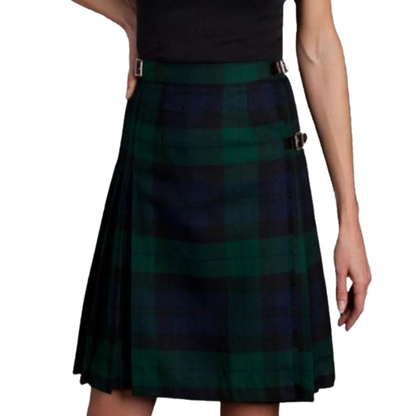 Ladies Kilt Black Watch Tartan
