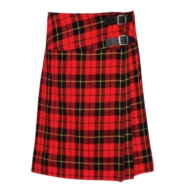 Ladies Women Wallece Tartan Pleated Billie Kilt Skirt