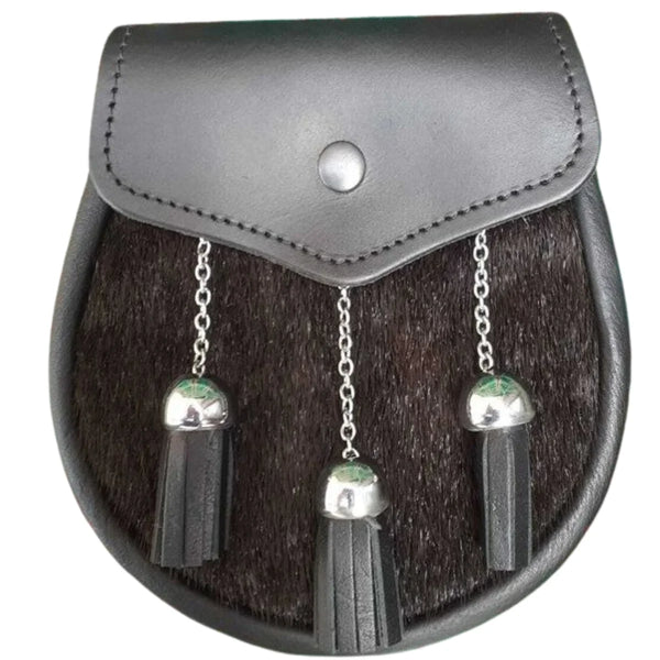 Leather Seal Skin Sporran