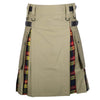 Men's Charm Khaki Hybrid Kilt
