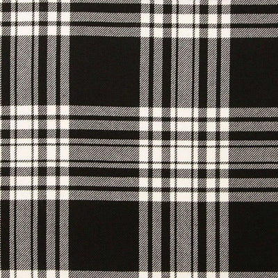 Menzies Black & White Modern Tartan Kilt - view 2