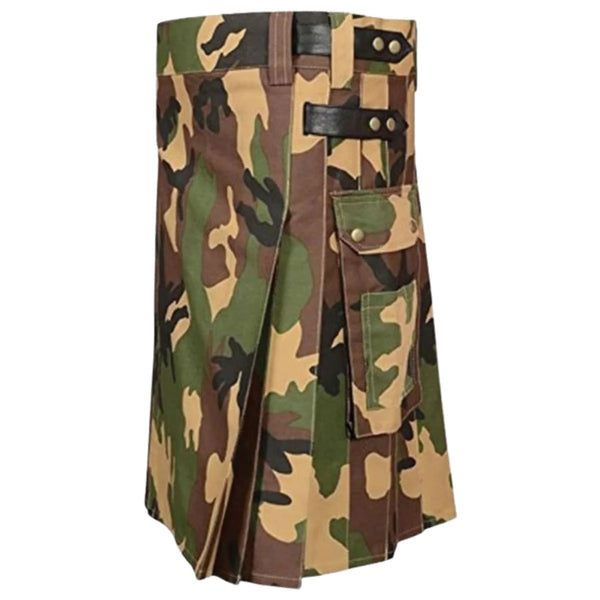 Military Camouflage Tactical Utility Kilt