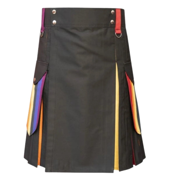 Modern Box Pleated Hybrid Kilt