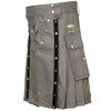 Modern Grey Utility Kilt