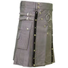 Modern Grey Utility Kilt