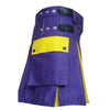 Modern Two Tone Kilt Blue and Yellow